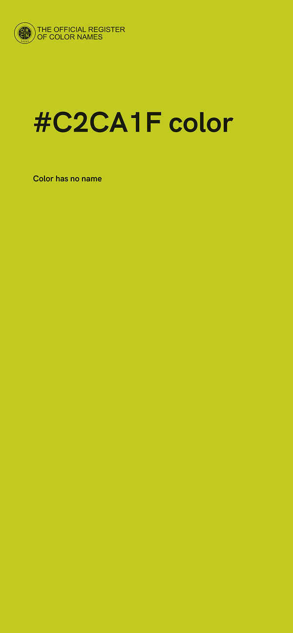 #C2CA1F color image