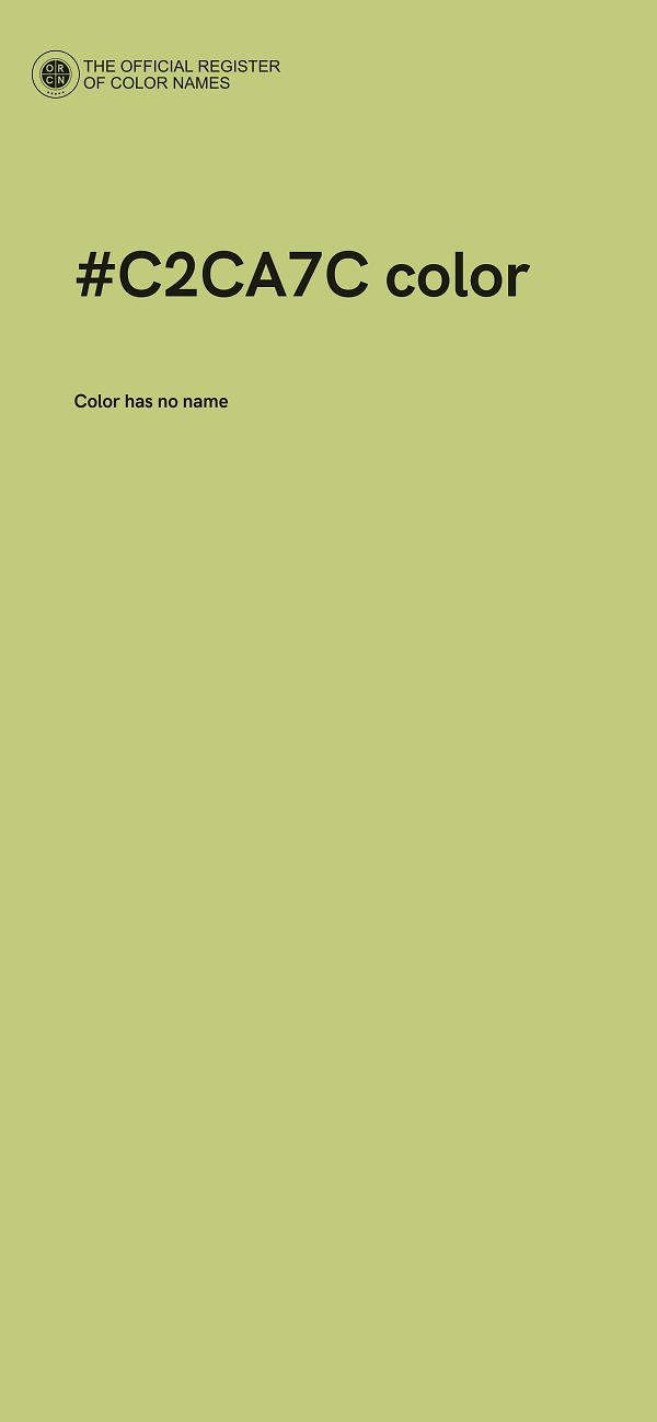 #C2CA7C color image