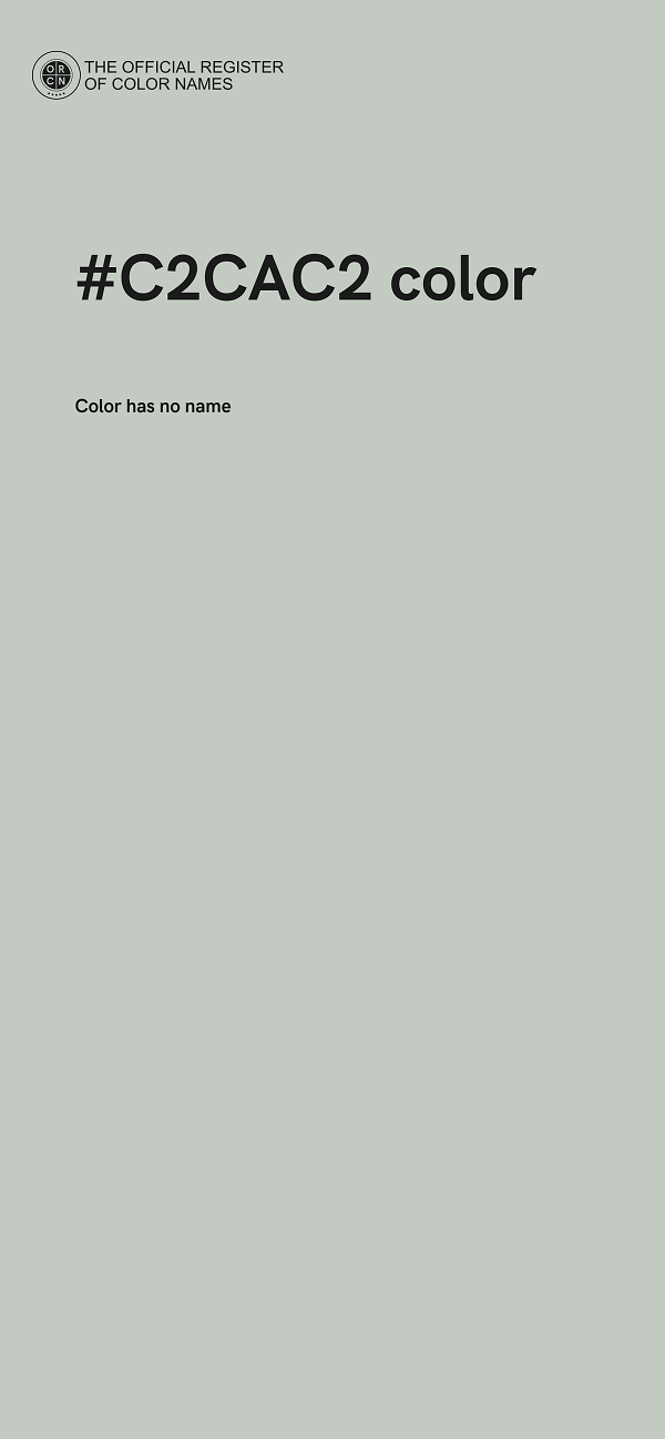 #C2CAC2 color image