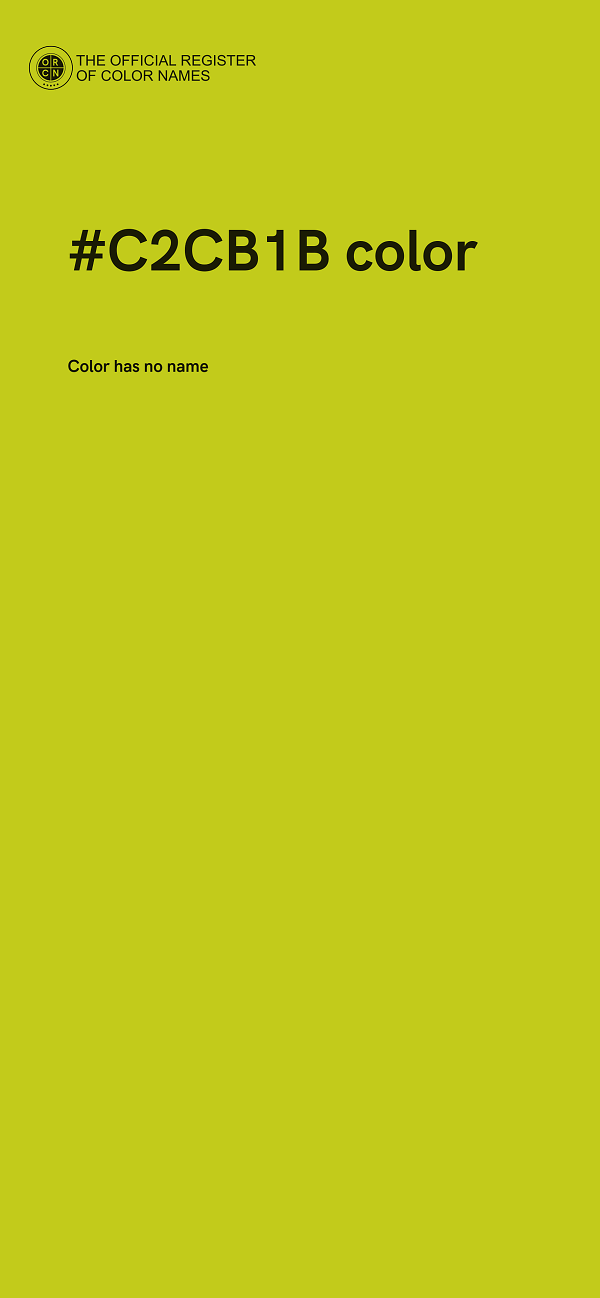 #C2CB1B color image