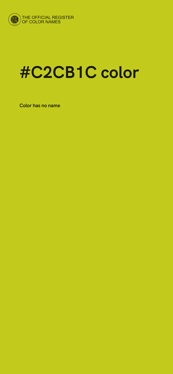 #C2CB1C color image
