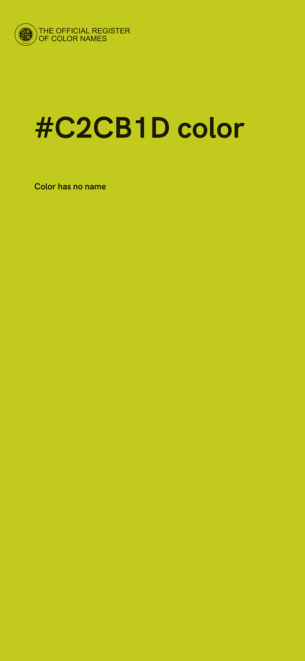 #C2CB1D color image