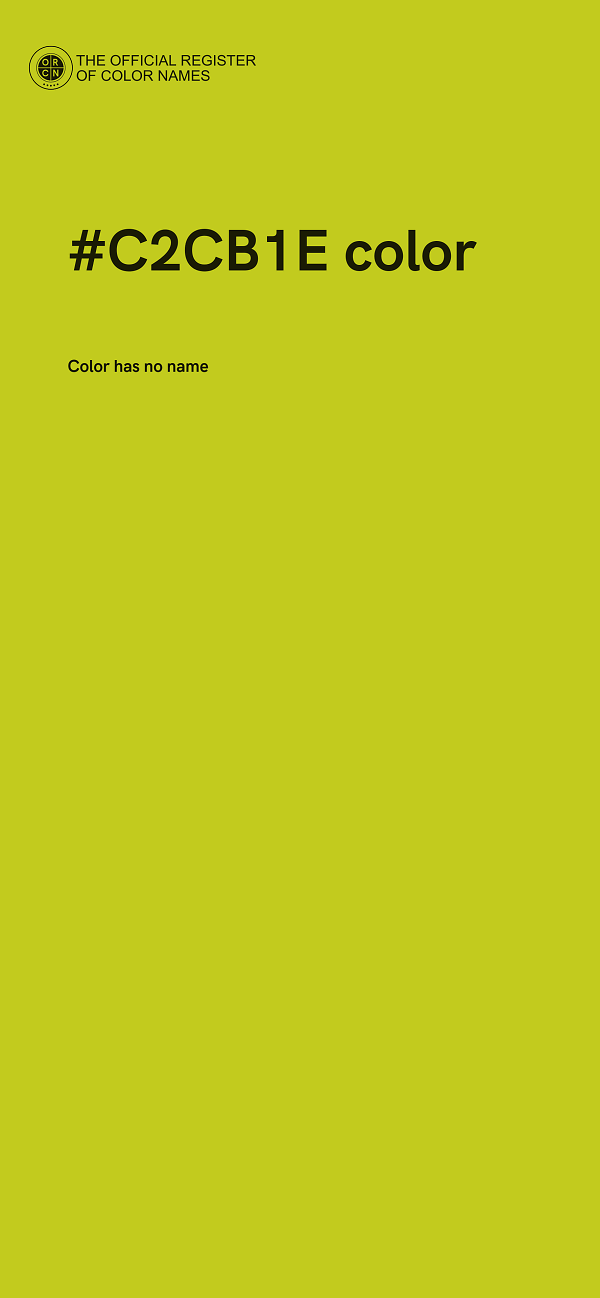 #C2CB1E color image