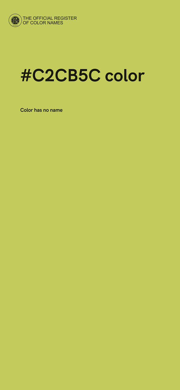 #C2CB5C color image