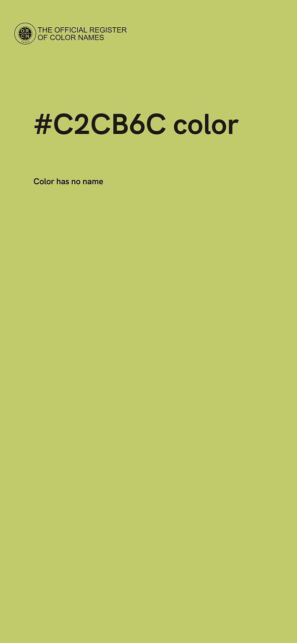 #C2CB6C color image
