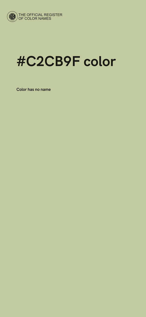 #C2CB9F color image