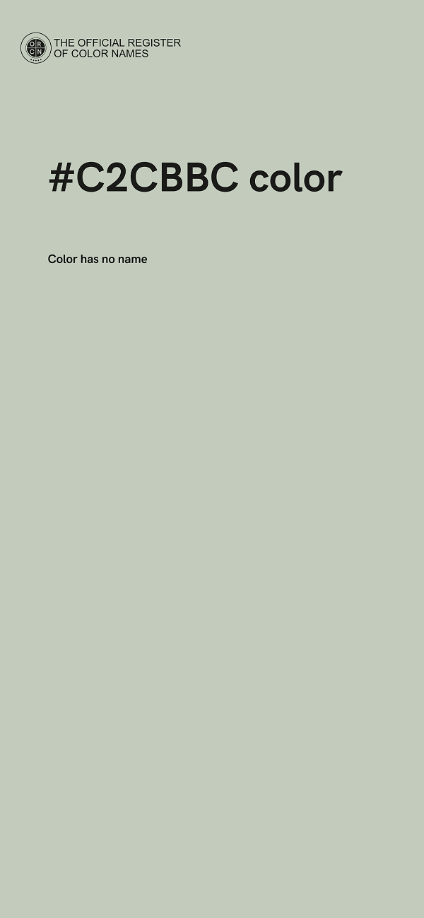 #C2CBBC color image