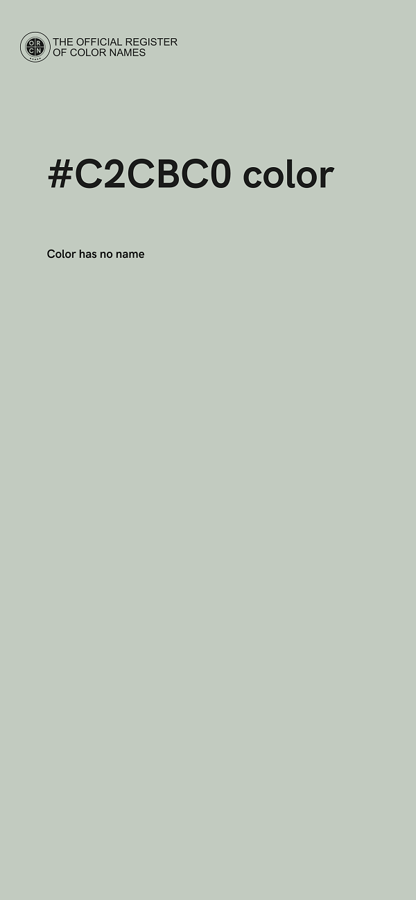 #C2CBC0 color image
