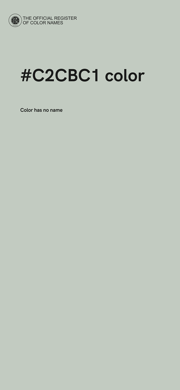 #C2CBC1 color image