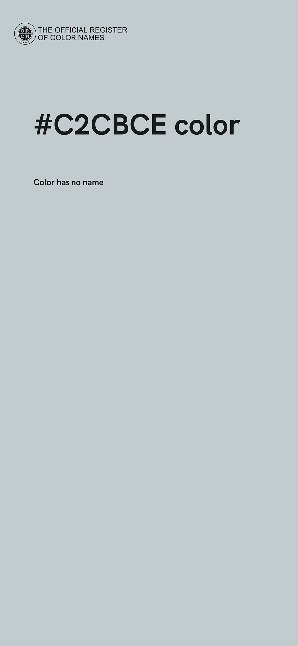 #C2CBCE color image