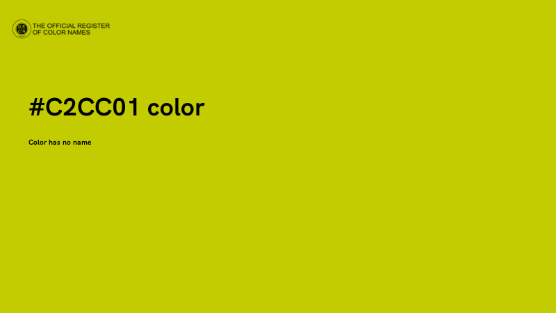 #C2CC01 color image