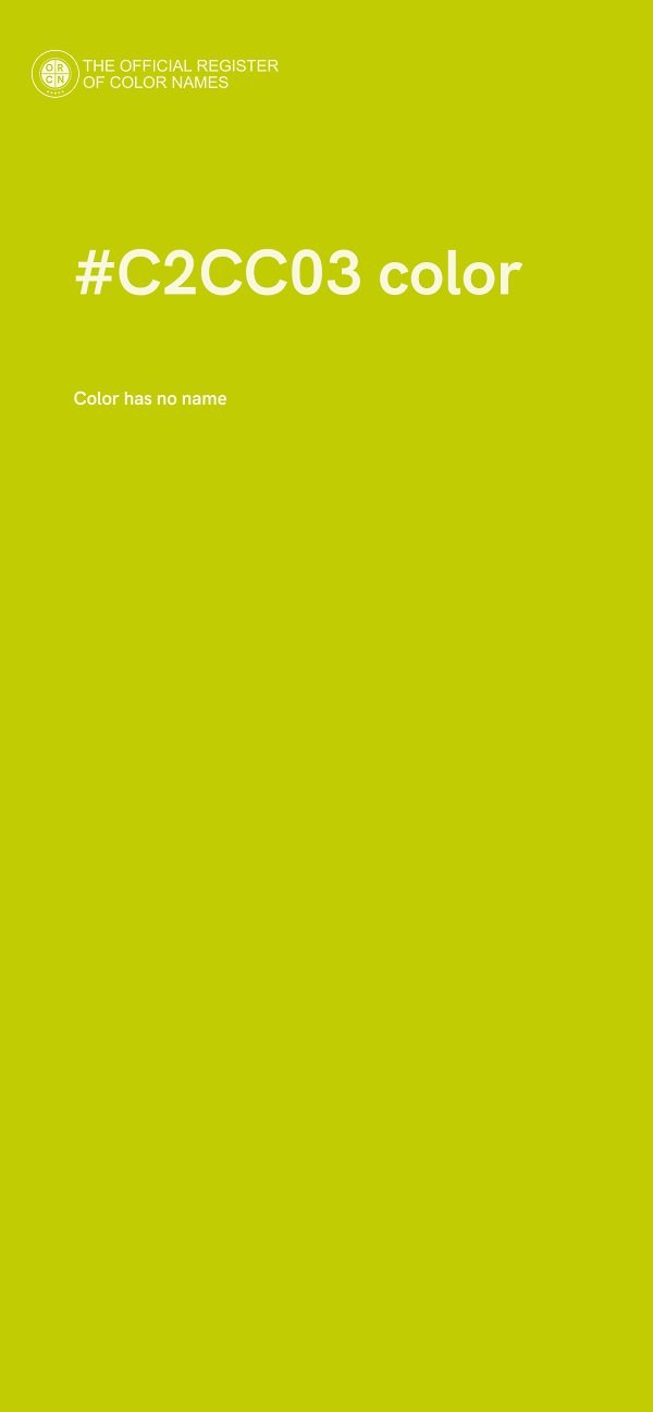 #C2CC03 color image