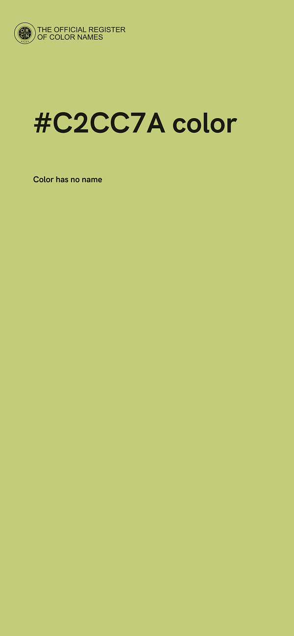 #C2CC7A color image