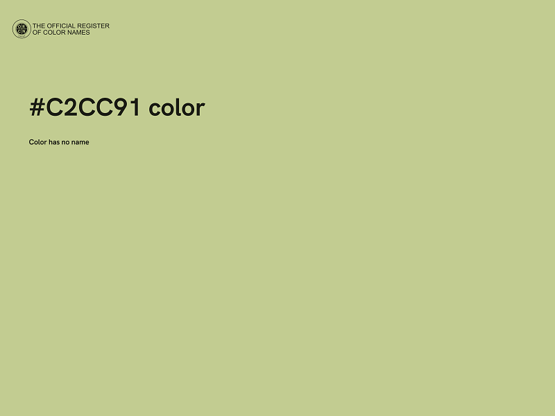 #C2CC91 color image