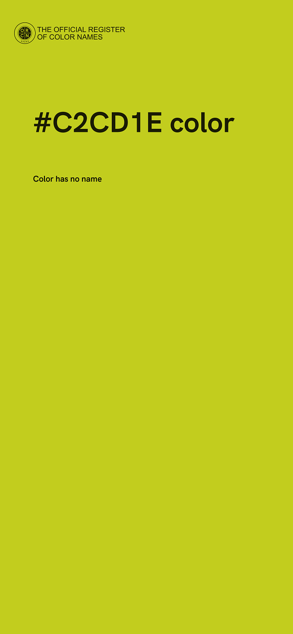 #C2CD1E color image