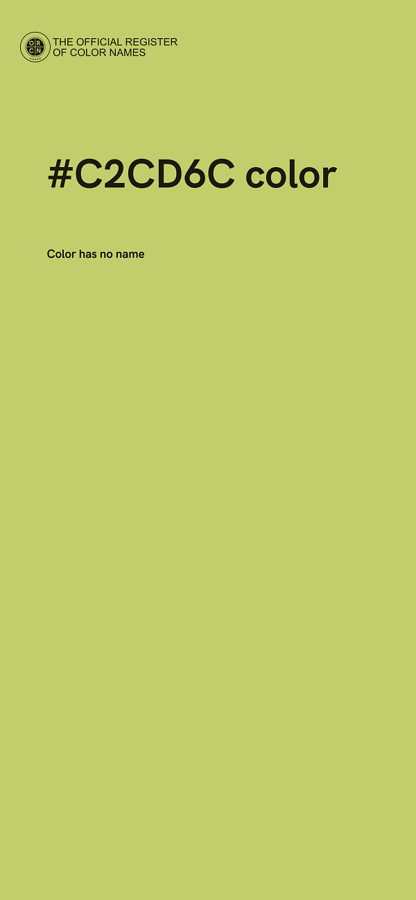 #C2CD6C color image