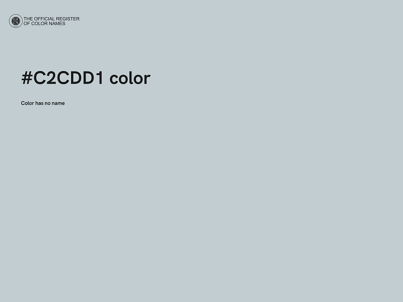 #C2CDD1 color image