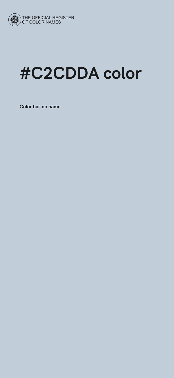 #C2CDDA color image