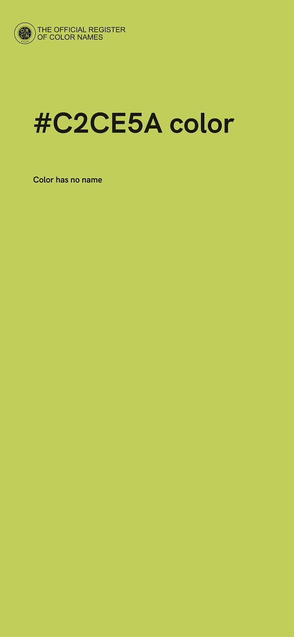 #C2CE5A color image