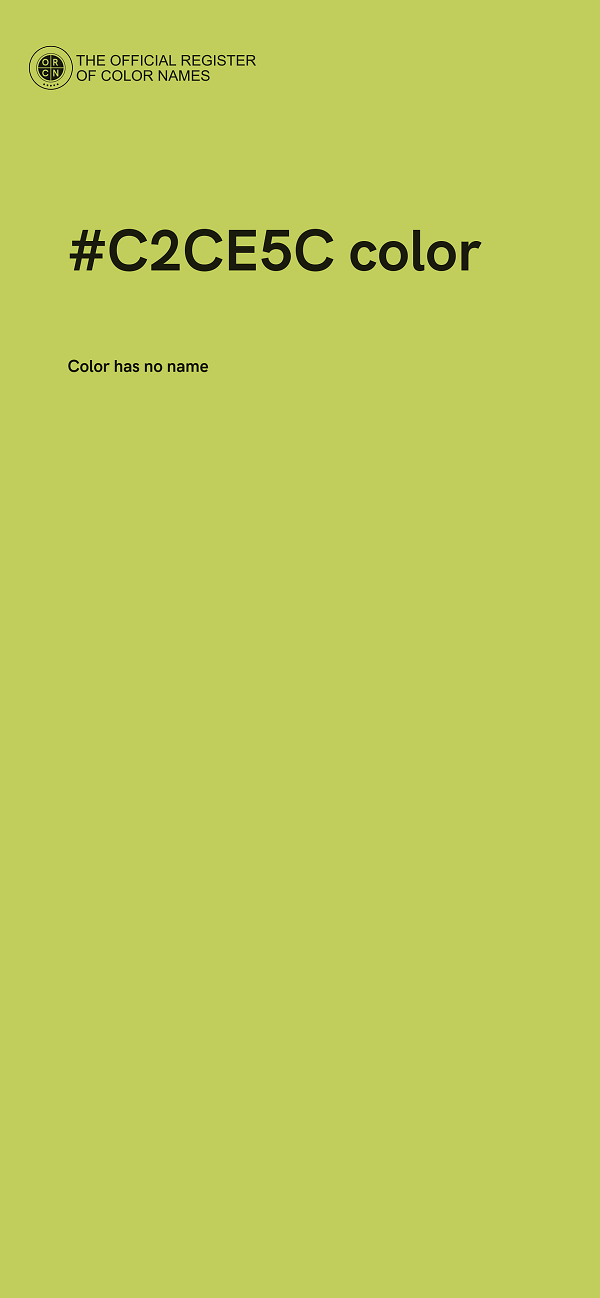 #C2CE5C color image