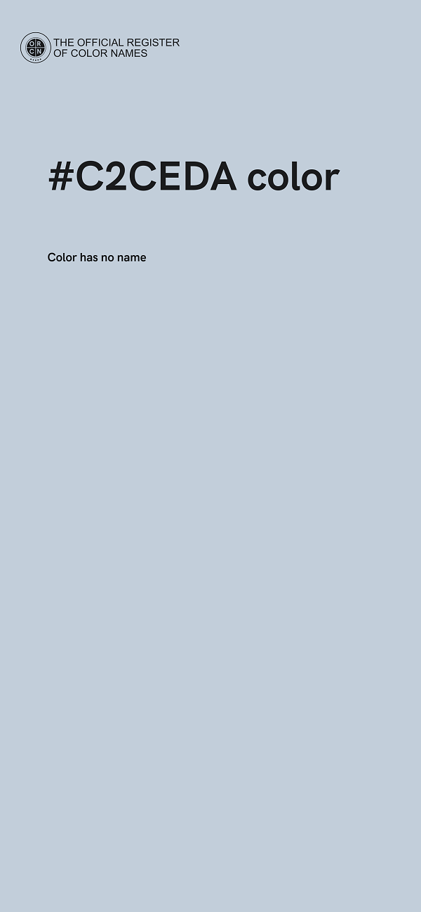 #C2CEDA color image