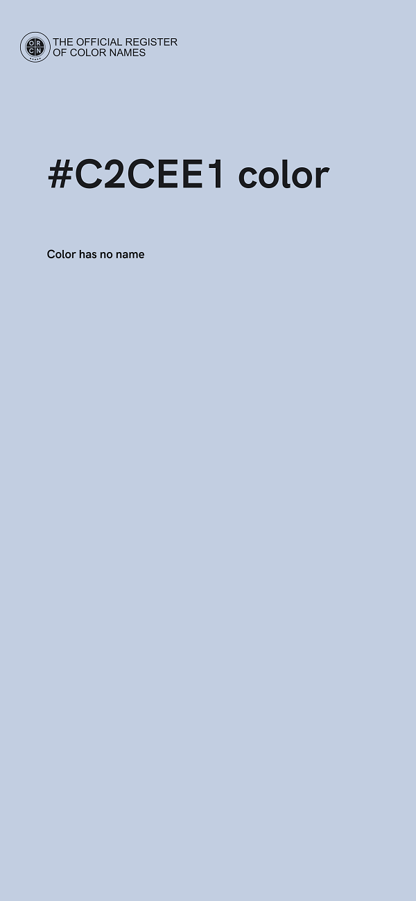 #C2CEE1 color image