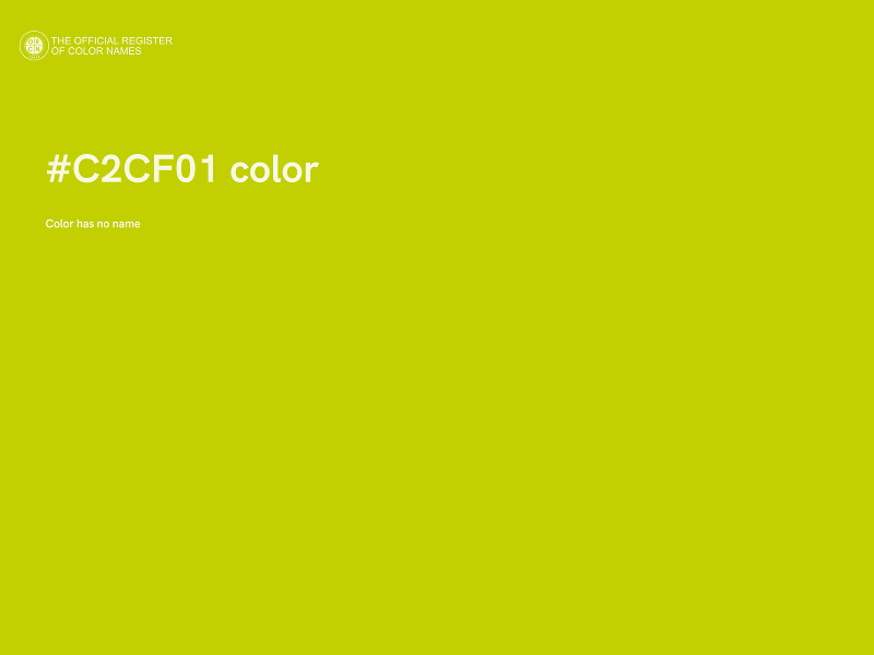 #C2CF01 color image