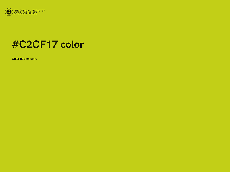 #C2CF17 color image