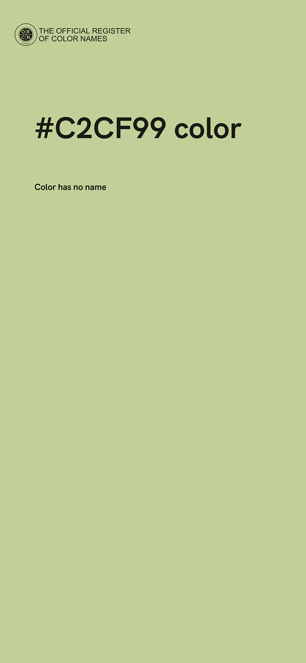 #C2CF99 color image