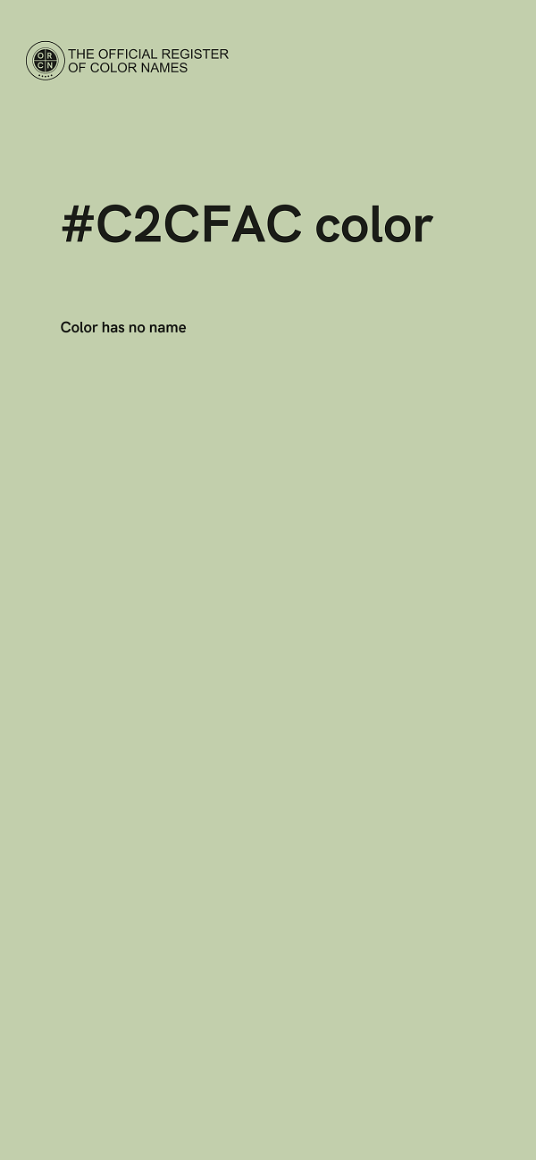 #C2CFAC color image