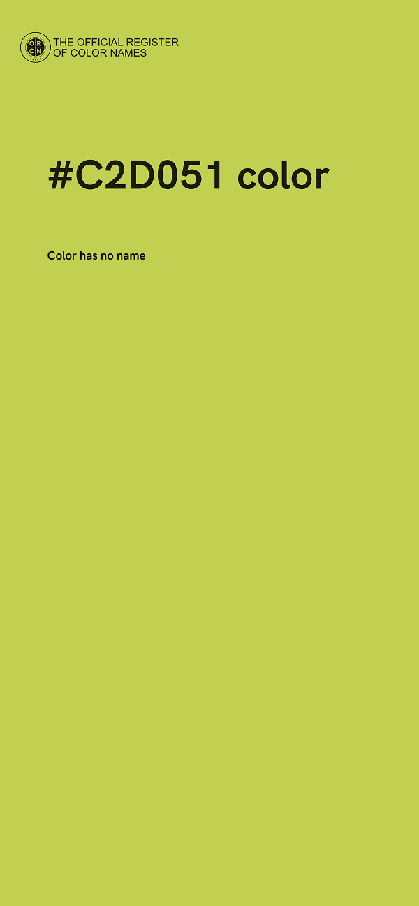 #C2D051 color image