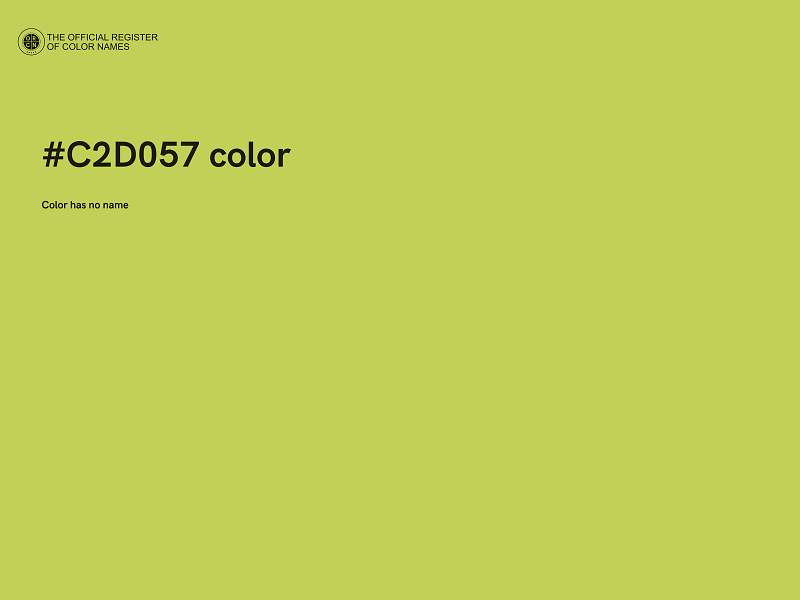 #C2D057 color image