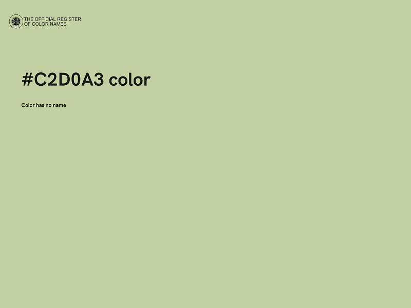 #C2D0A3 color image