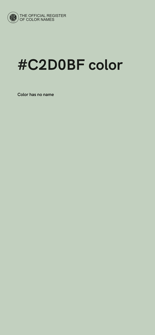 #C2D0BF color image