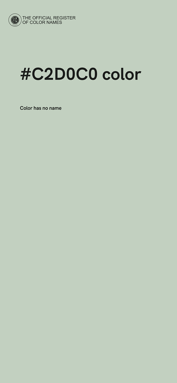 #C2D0C0 color image