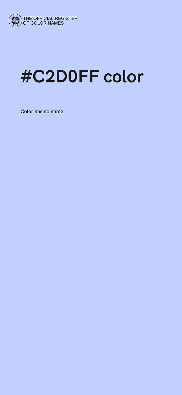 #C2D0FF color image