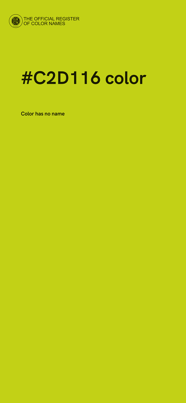 #C2D116 color image