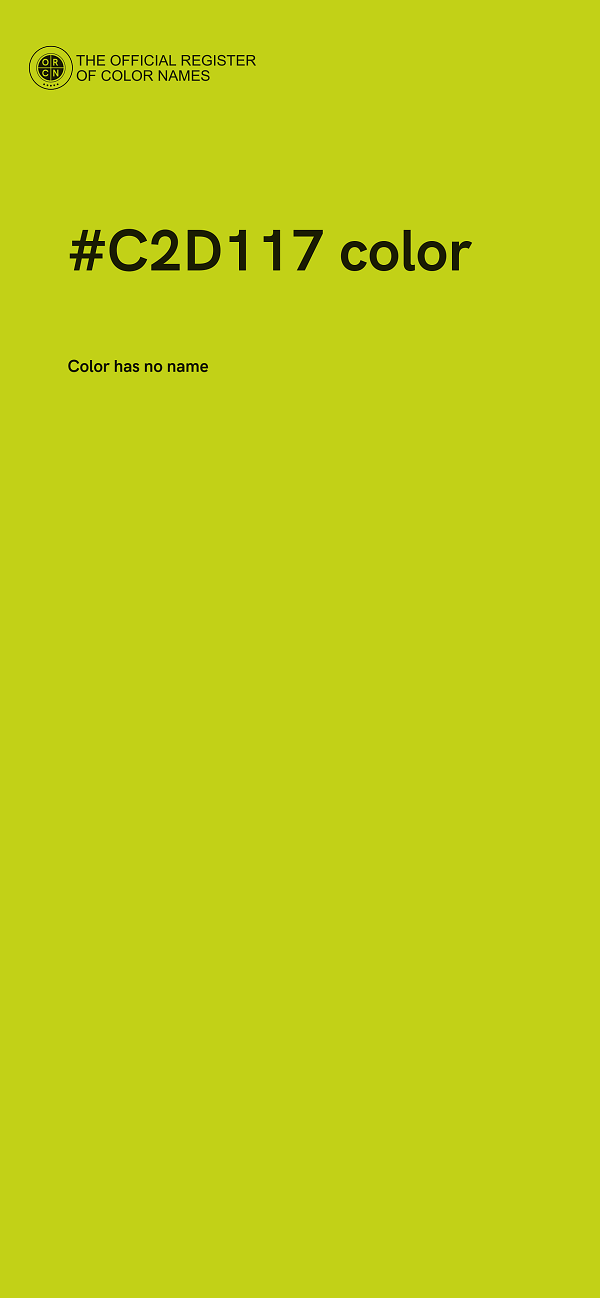 #C2D117 color image