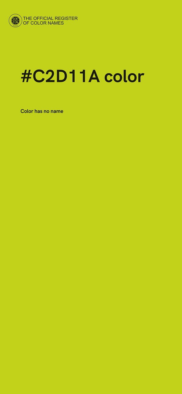 #C2D11A color image