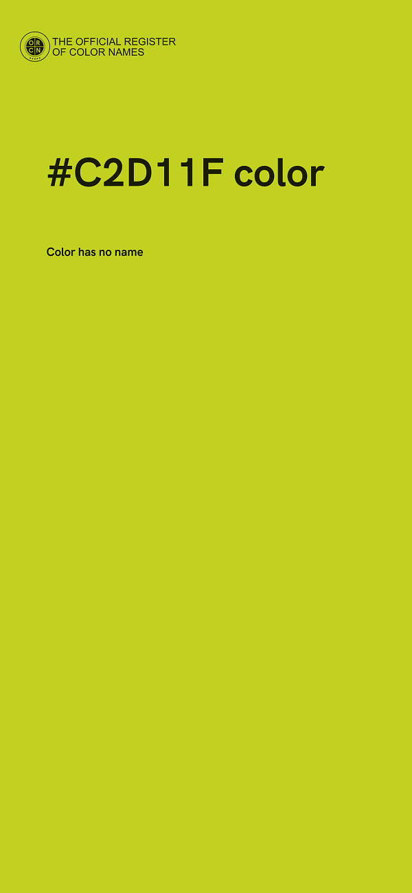#C2D11F color image