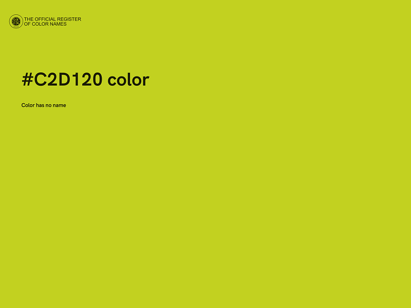 #C2D120 color image