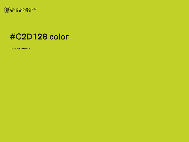 #C2D128 color image