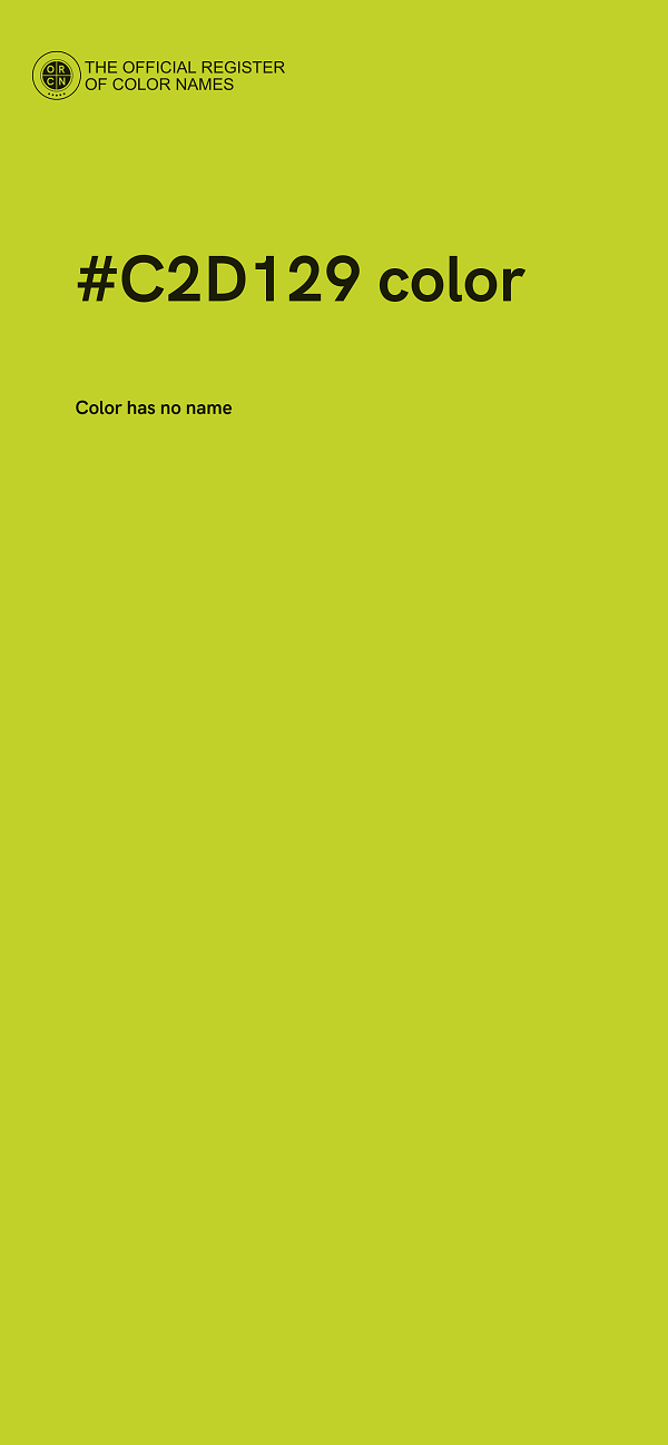 #C2D129 color image