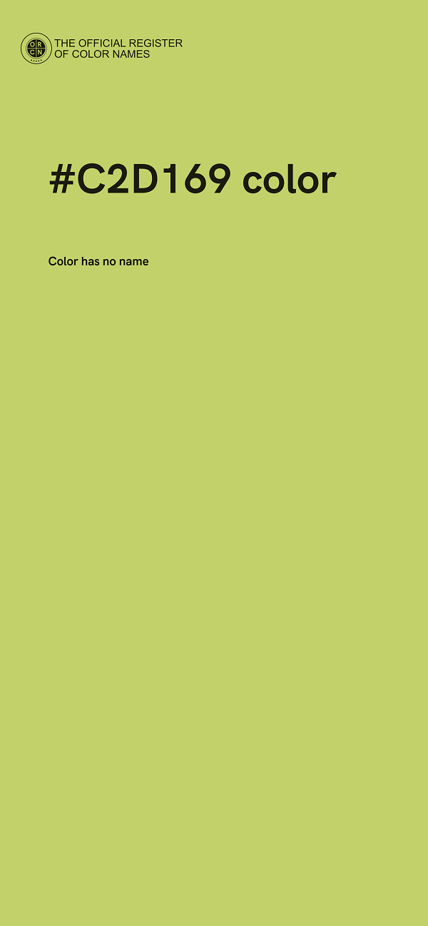 #C2D169 color image
