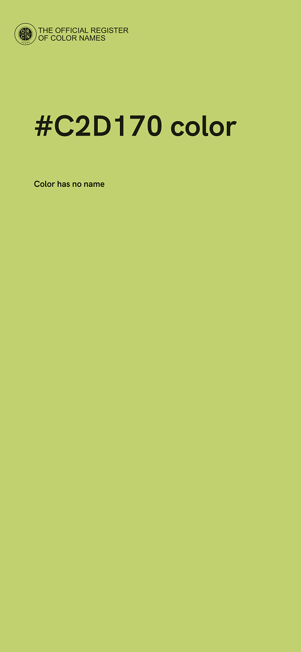 #C2D170 color image