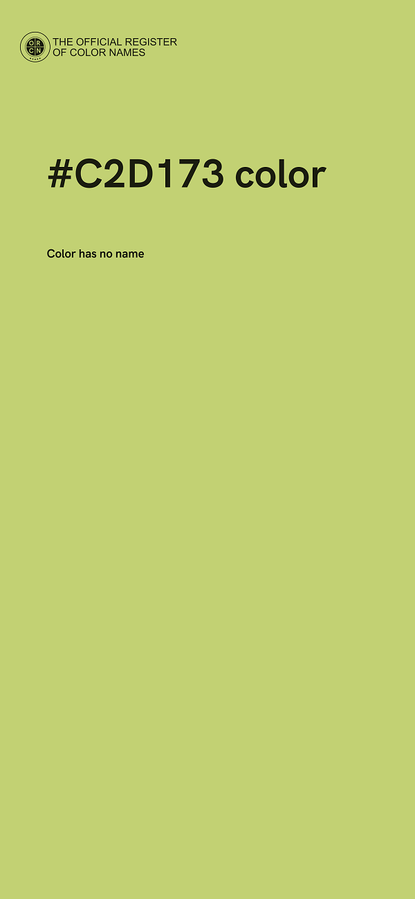 #C2D173 color image