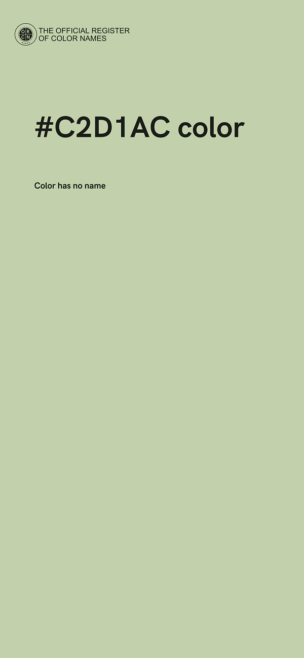 #C2D1AC color image