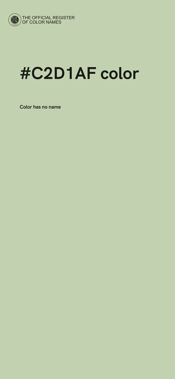 #C2D1AF color image