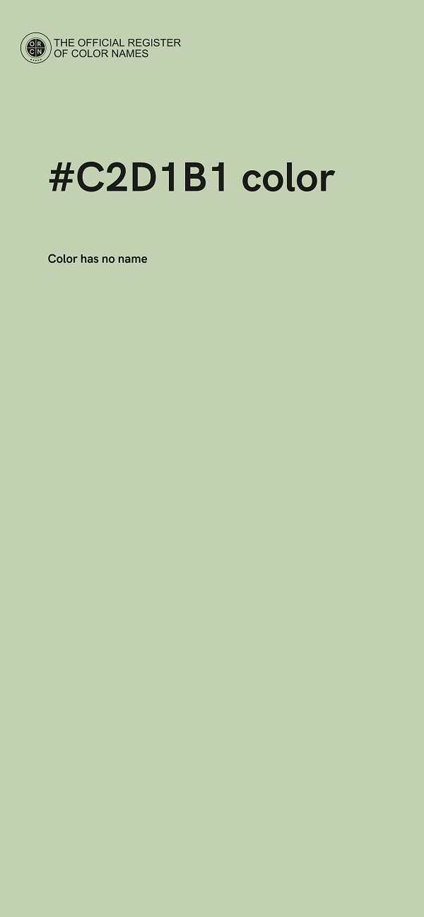 #C2D1B1 color image