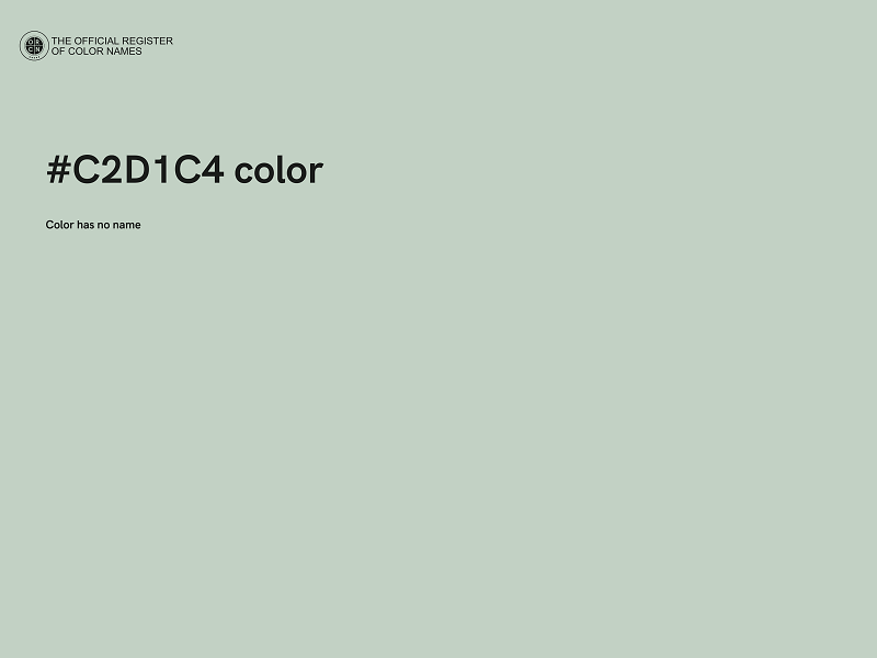 #C2D1C4 color image